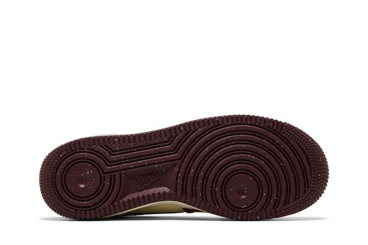 Nike Air Force 1 Low Light British Tan Burgundy Crush (GS) Sneakers