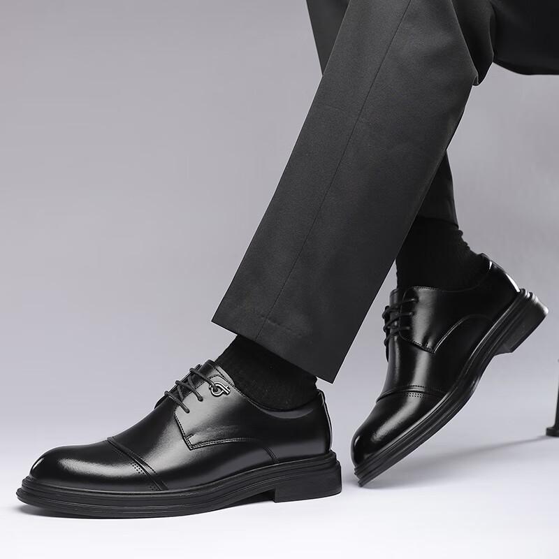 Cartelo Men's Formal Leather Derby Shoes