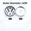56/58/60/65/66/70/76MM 4pcs Car Emblem Wheel Center Caps Hub Cover Accessories for VOLKSWAGEN GTI Jetta Tiguan Golf POLO Passat