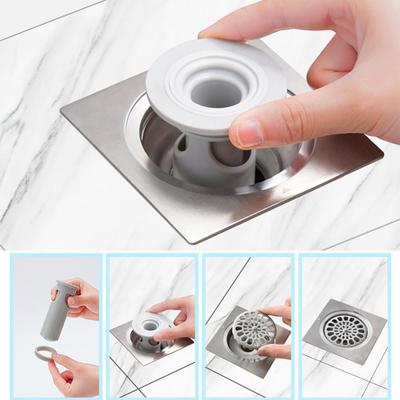 Shower Drain Plug Odor-Blocking Mini Bottle Trap Design AntiOdor Plugs for Bathroom for Home Dorm Apartment Bathtubs Bathrooms