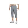 Nike Dri-FIT Solid Schnelltrocknende Tapered Trainingscapris Herren Unterteile Rauchgrau FB7503-084