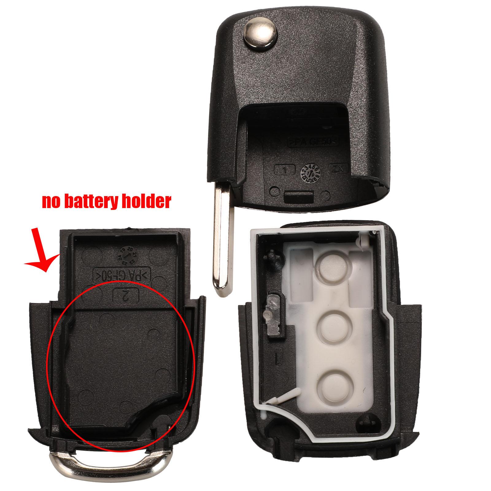 

jingyuqin No Blade Flip складной корпус ключа автомобиля для Volkswagen Vw Jetta Golf Passat B5 B6 Beetle Polo Bora Caddy MK5 Skoda горький липового