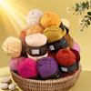DIY Blended Fabric Soft Cotton Knitting Yarn Thick Fiber Velvet Yarns Hand Knitting Wool Crochet Yarn for Sweater