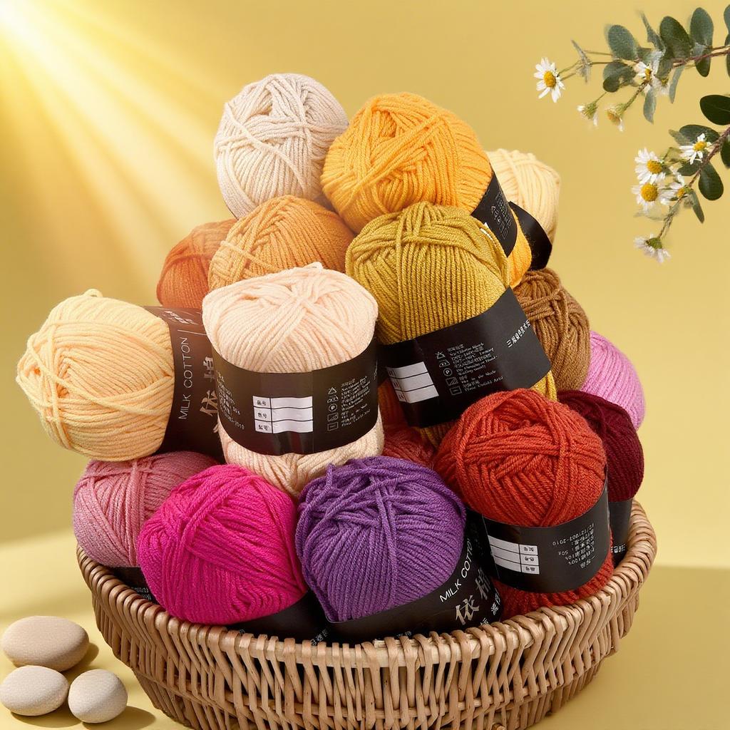 DIY Blended Fabric Soft Cotton Knitting Yarn Thick Fiber Velvet Yarns Hand Knitting Wool Crochet Yarn for Sweater