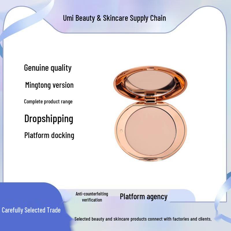 Authentic C/T Flawless Loose Powder Foundation, 8g, Soft Focus, Shade 1# Fair, Oil Control, Lightweight, Natural, Long-Lasting. 8g