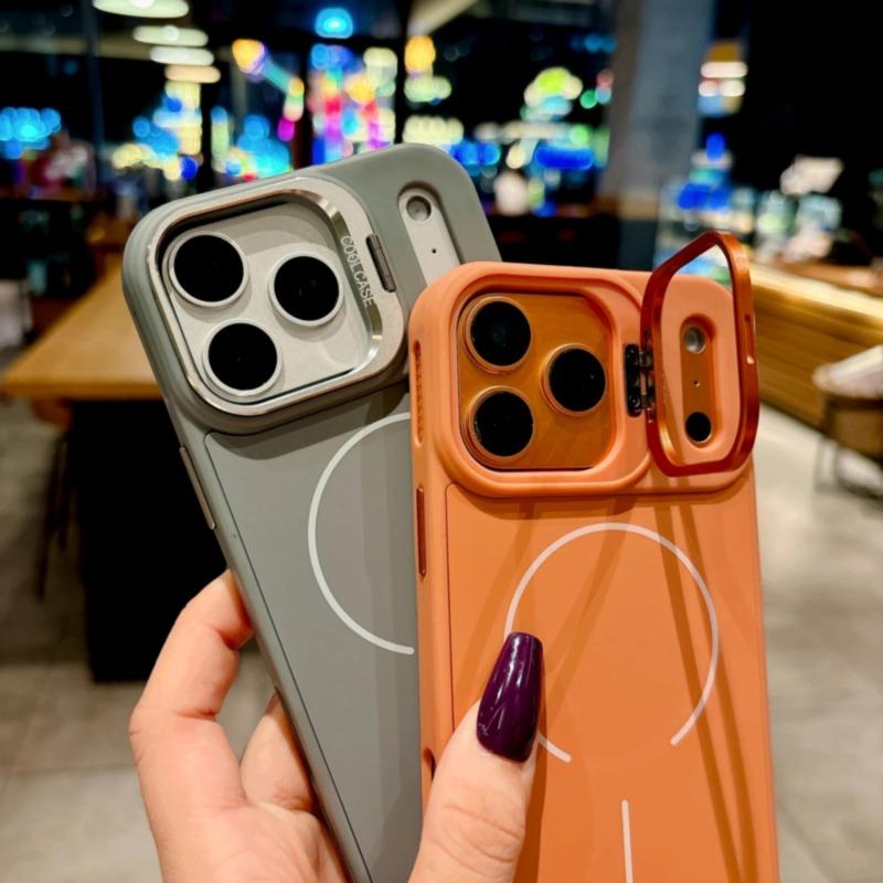 New Silicone Heat Dissipation For Magsafe Case For IPhone 17 Air 16 15 14 13 12 11 Pro Max Magnetic Lens Holder Shockproof Cover