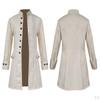 Coat Steampunk Gothic Vintage Punk Casual Loose Solid Color Jacket Suit