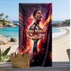 Jude Bellingham Personalized Printed Beach Towel Soccer Logo Support Custom Name Text Absorbent Towel For Sport Travel Special Gift