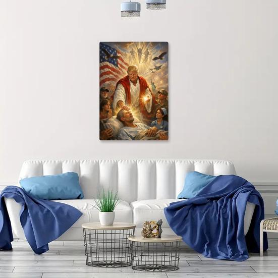 Poster Presidente Gesú Arte da Parete Poster su Tela Stile Vintage Pittura Decorativa per Soggiorno Camera da Letto Corridoio Decorazione Murale