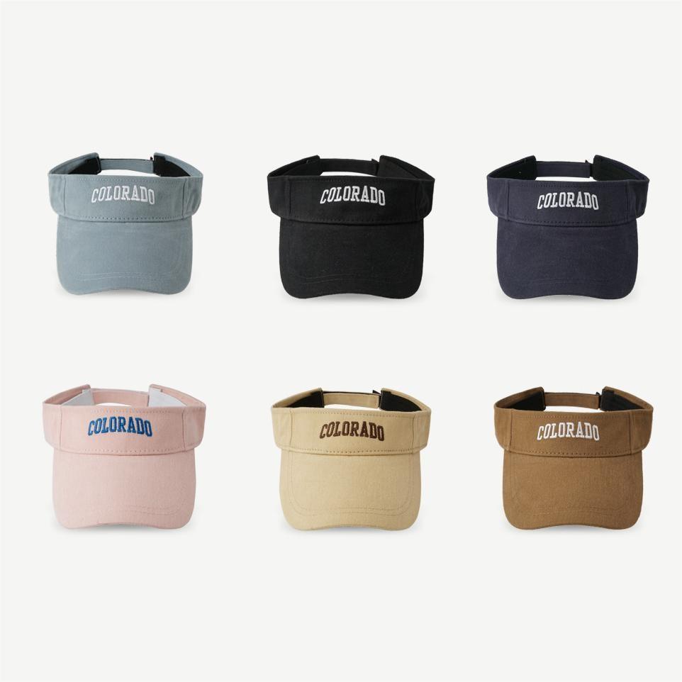 Sun Adjustable Elegant Hat For Women Trendy Embroidered Letter Visor Cap
