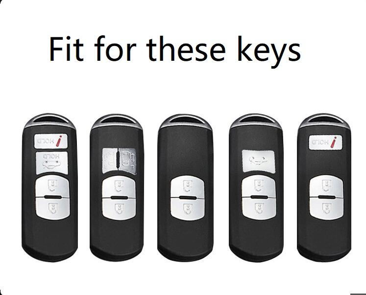 Styling Mouldings New metal Car Remote Key Cover key Case For Mazda 2 3 6 Atenza Axela CX-5 CX5 CX 5 CX-7 CX-9 2015 2016 2017 20