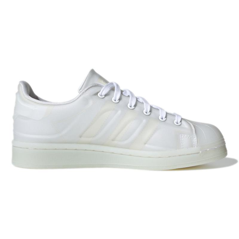 Adidas Originals SUPERSTAR Futureshell J Low top Kids' Skateboarding Shoes Nude White Sneakers H00834