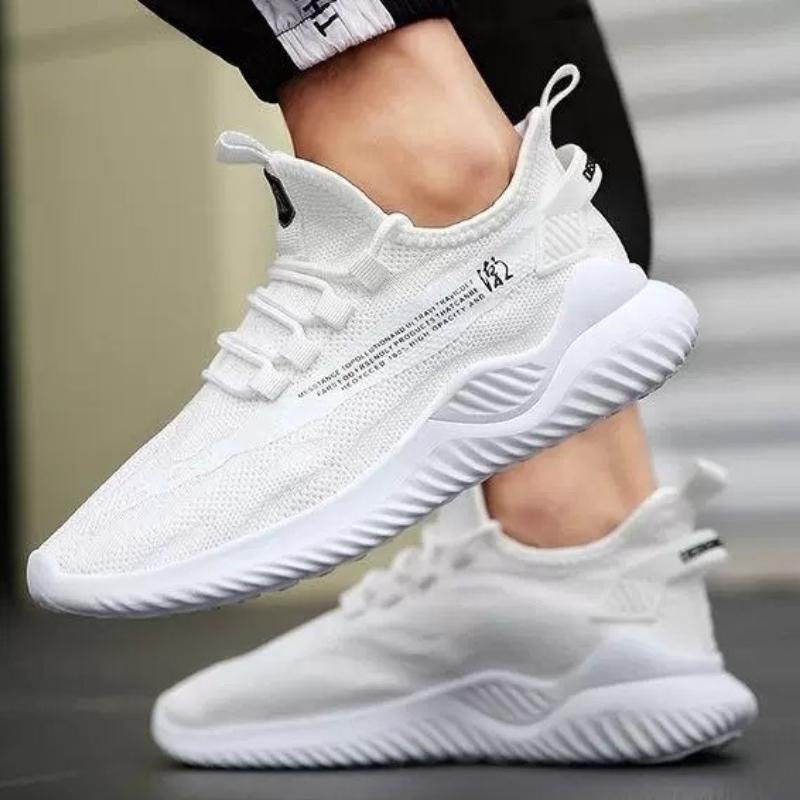 Summer Unisex Mesh Breathable Casual Sneakers Light Anti-slip Soft Running Shoes Outdoor Leisure Hiking Flat Sneakers Zapatillas