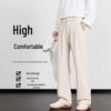 Herren High-End Koreanischer Trend Weitbeinige Anzughose - Knitterarm, Locker, Gerader Schnitt und Casual-Passform
