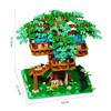 LULUFUN Treehouse Mini Block Toy, Jungle Treehouse, 3D Puzzle, Small House, Blocks, Tree House Assembly Kit, Perfect for Girls, Kids, and Adults, Perf