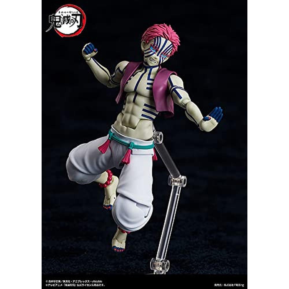 FREEing Demon Slayer Kimetsu no Yaiba Akaza Non-Scale Painted Movable Figure Reissue