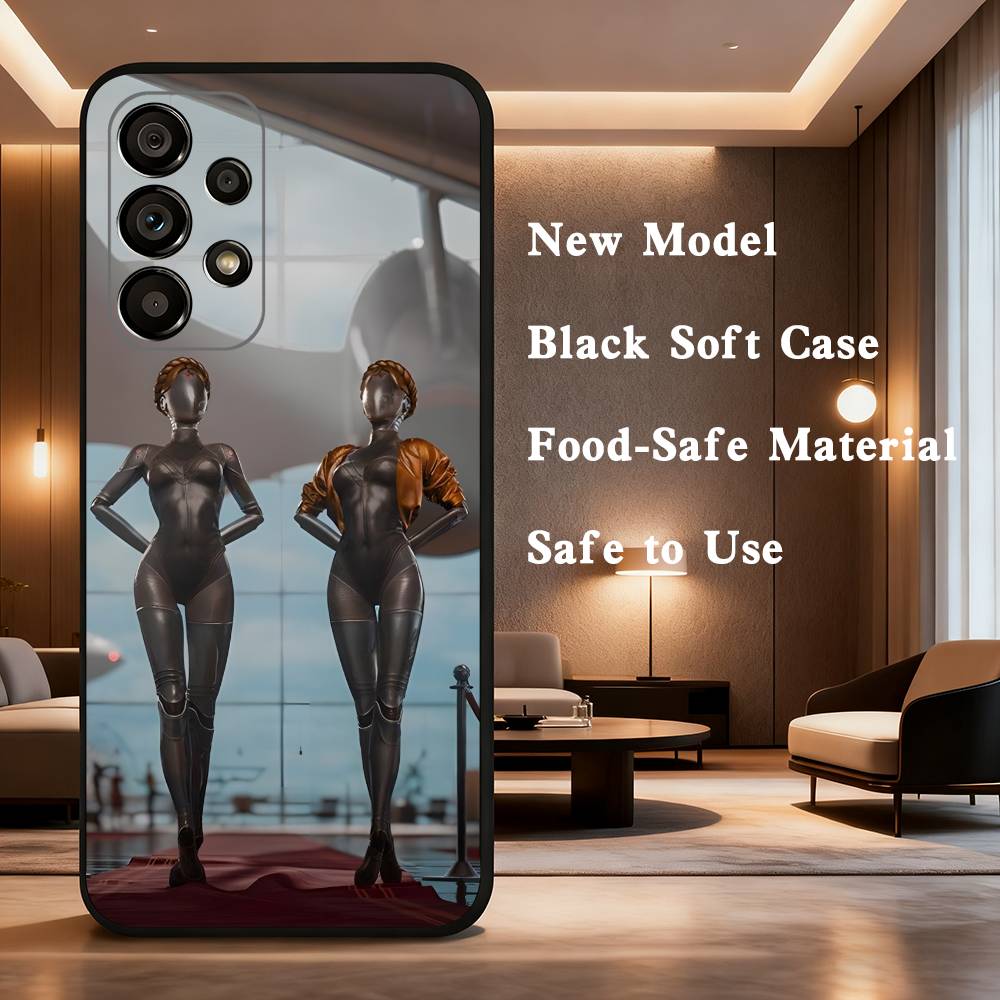 

A-Atomic H-Heart Game For Samsung Galaxy A73,31,32,72,41,53,52,71,22,5G,Note,J7,8,9 Soft Black Silicone Phone Case SamsungNote20ultra