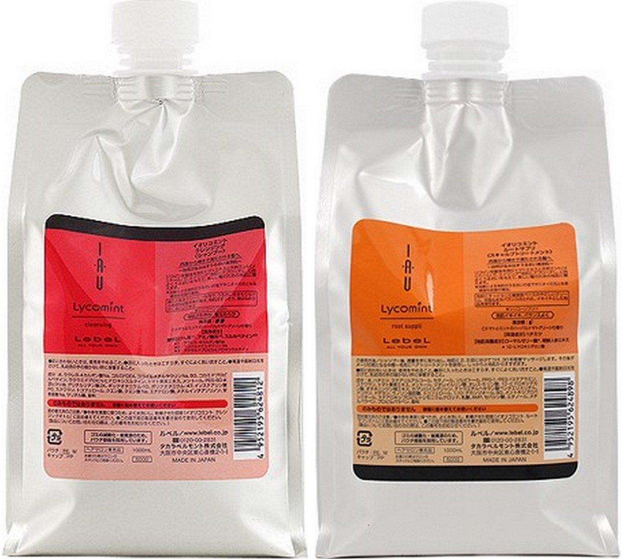 

Lebel IAU Lycomint Очищающий шампунь 1000 мл Рефил и Добавка для корней 1000 мл Рефил