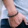 Genuine Natural Stone Bracelet Men 8mm Frosted Beaded Braslet Minimalist Gemstone Braclet Hand Accessories For Hombre Pulseria