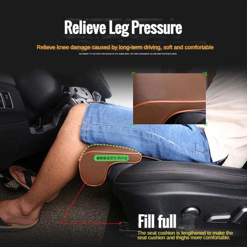 Car Seat Extension Cushion Universal Car Leg Support Extension Pad Leg Support for Car Driver Rest Chair Leg Extender
