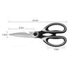 Kitchen Scissors Heavy Duty Kitchen Shears Walnut Meat Fish Household Food Cutter Poultry High Quality Vegetable Scissors