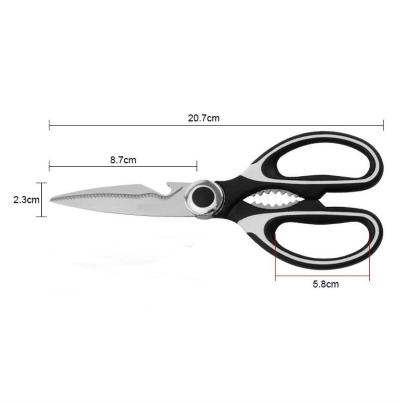 Kitchen Scissors Heavy Duty Kitchen Shears Walnut Meat Fish Household Food Cutter Poultry High Quality Vegetable Scissors