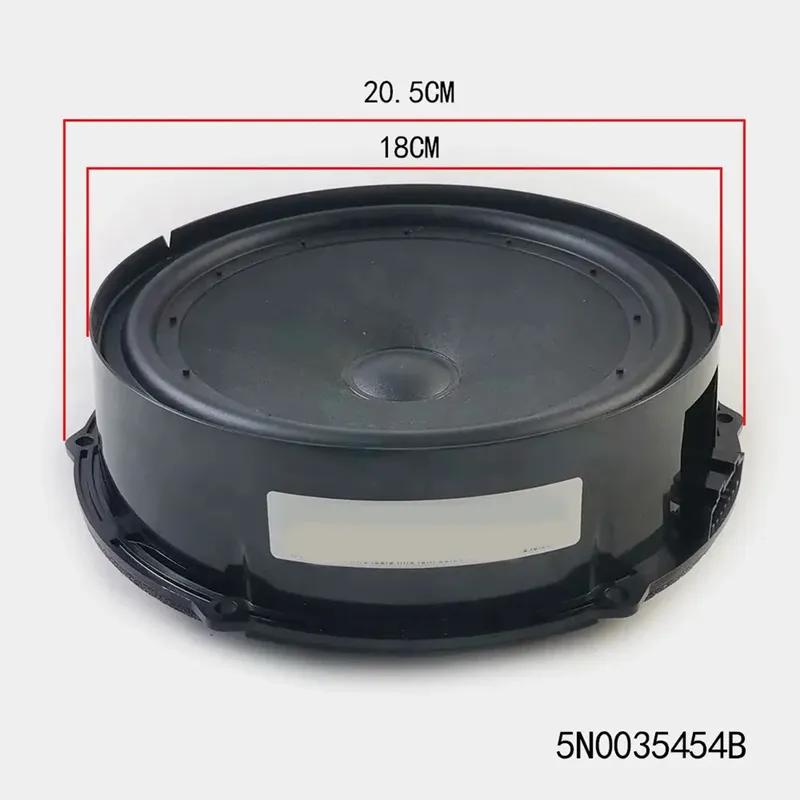 Schwarzer Tieftöner Vorne Hinten 5N0035454B 5N003545 Für Tiguan 2009- Automobilzubehör ABS Lautsprecher Ersatz