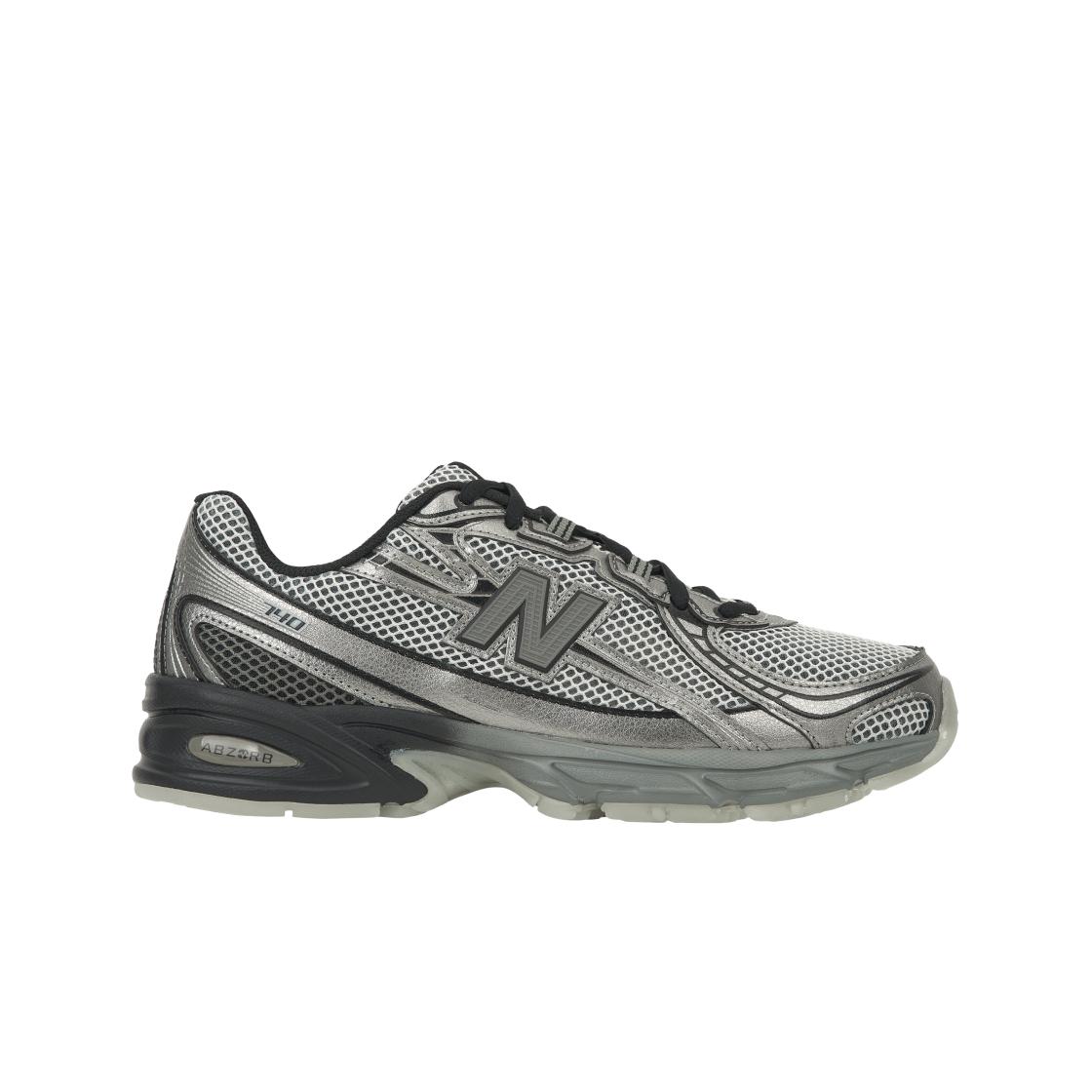 New Balance Nb 740 Удобные Мягкие Прочные Низкие Кроссовки Папы Унисекс Кроссовки Серебристо-Серый U740BSM 37