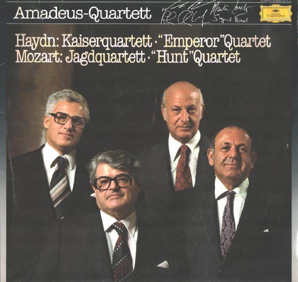 LP Record AMADEUS-QUARTETT / HAYDN / MOZART - Kaiserquartett / Jagdquartett 2543502 Deutsche Grammo 1983 Germany Classical Used