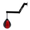 Wall Mount Punching Speed Bag Height Adjustable PU Punching Bag Foldable Punching Ball with Spring for Stress Relief