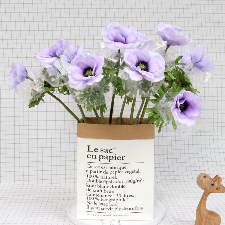 Anemone Silk Flower Decor for Wedding, Hotel, or Home Broadcast