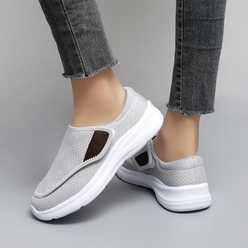 Casual Orthopedie Brede Voeten Gezwollen Schoenen Duim Eversie Aanpassen Zacht Comfortabel Diabetische Schoen Wandelschoenen