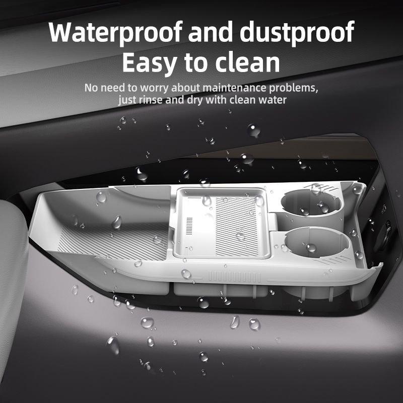 Car Center Console Lower Storage Box Glasses Holder Tray Interior Organizer For Geely Galaxy E5 EX5 EM-i 2024 2025 2026