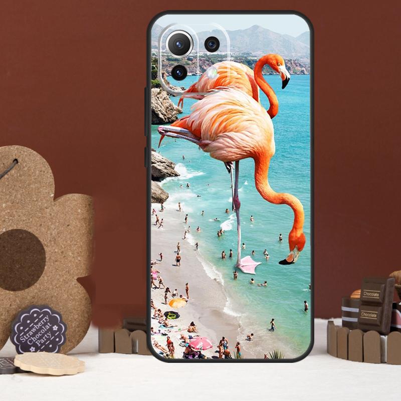 

Pink Red Flamingo Case For Xiaomi 15 Ultra 14 15T 13T 14T 17 Pro Max POCO F8 Ultra X7 X5 X6 F5 F6 F7 Pro Cover POCO F8 Pro