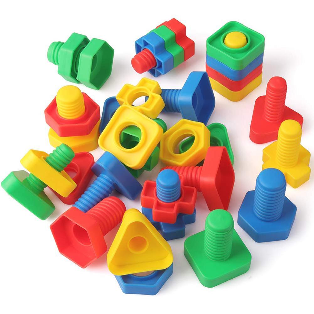Nuts and Bolts Toys for Toddlers Preschoolers Kids STEM Educational Building Construction Screw Matching Activities