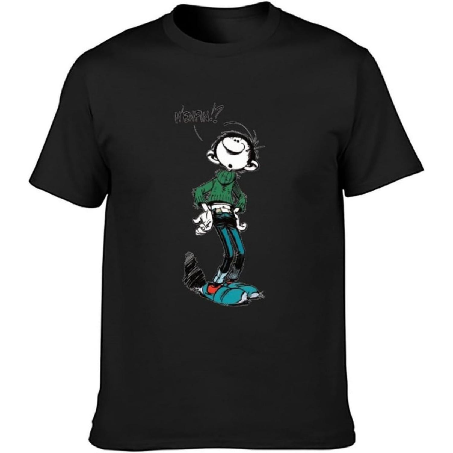 ZHONGWO Gaston Lagaffe Icone Men s T-Shirt Tee S