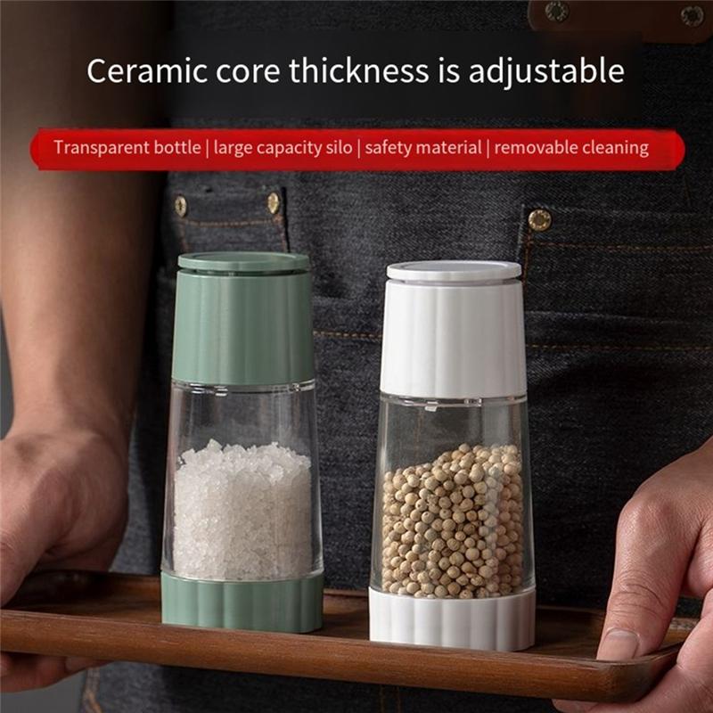 

AEE2-Pepper Grinder Manual Peppercorns Sea Salt Grinding Bottle Pepper Powder Grinding Household Seasoning Bottle зелёный