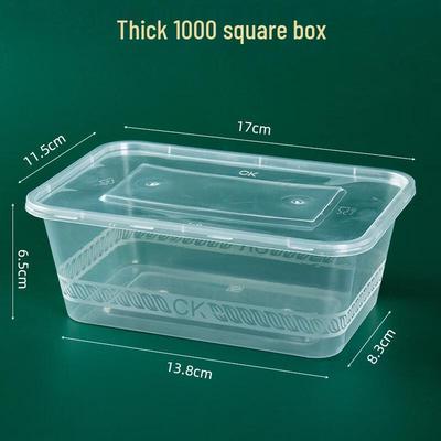 Contenedores Desechables para Comida para Llevar Jin Wuyuan 1000ml