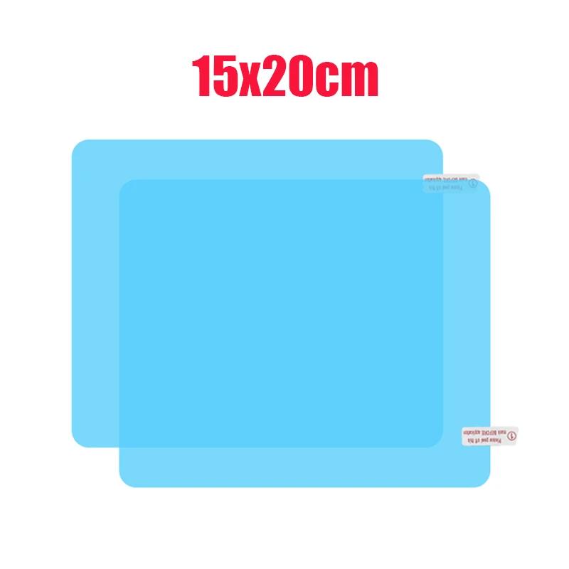 2 Pcs Auto Car Rearview Mirror Rainproof Film Anti Fog Sticker Car Mirror Window Clear Film Rain Proof Film Car Accessories