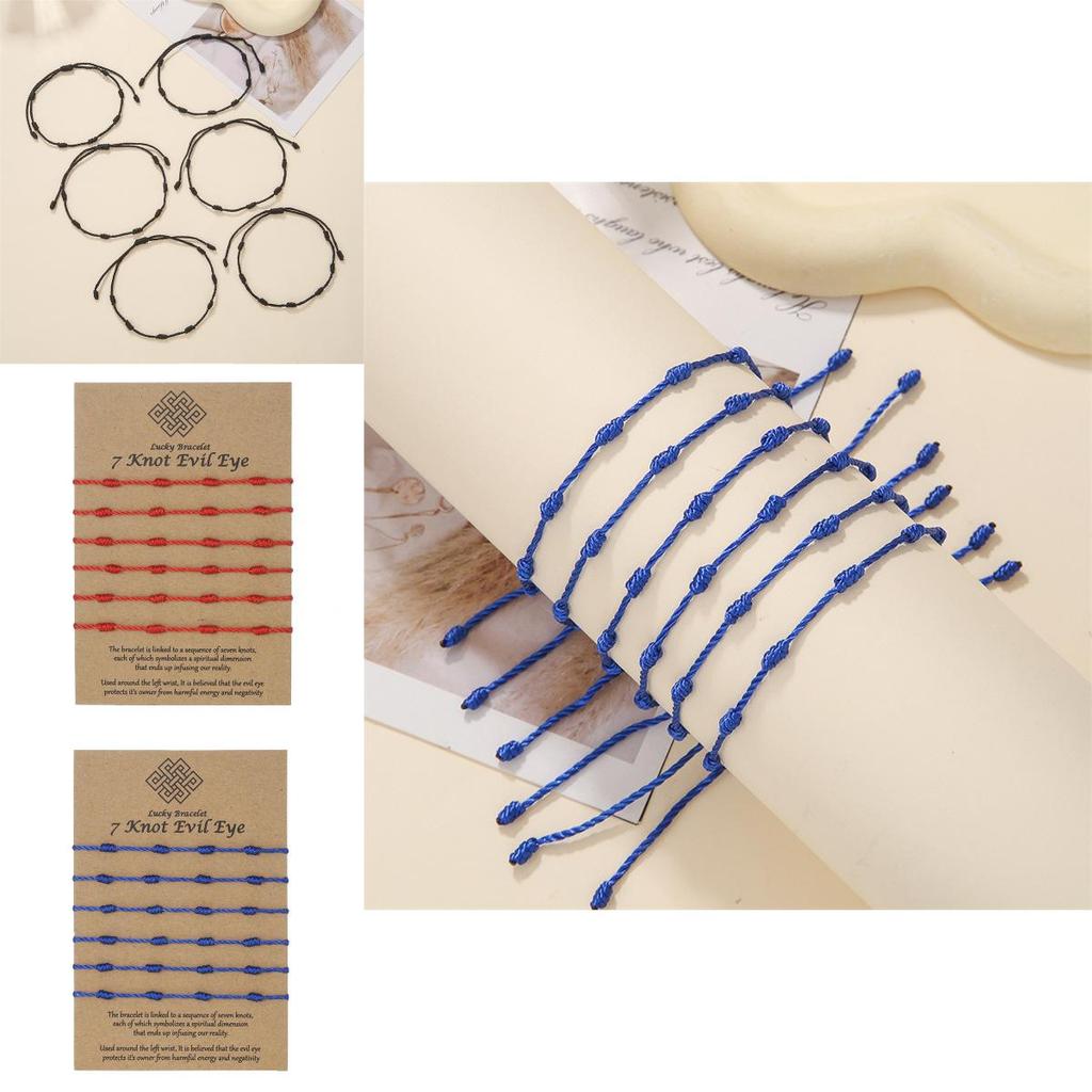 Boho Style Handmade Woven Bracelets With Adjustable Fit For Women