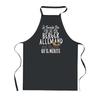 Kitchen Apron - PLANETEE - German Shepherd - Black - 90x60 Cm - Polyester, French Printing