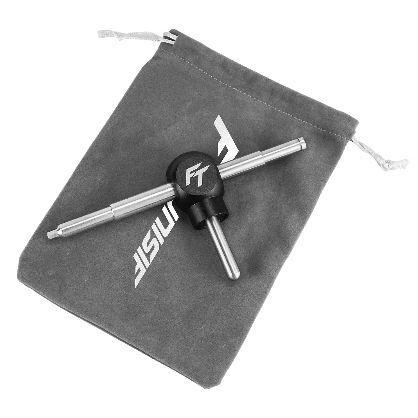 OEM Roller Shoes Skate Bearing Removal Tool Axle Puller for Inline Skates Skateboards 608 Bearing Extractor Aluminum Alloy чёрный