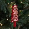 Plastic Christmas Gingerbread Man Ornaments DIY Cute Christmas Tree Pendant Christmas Tree Hanging Ornaments