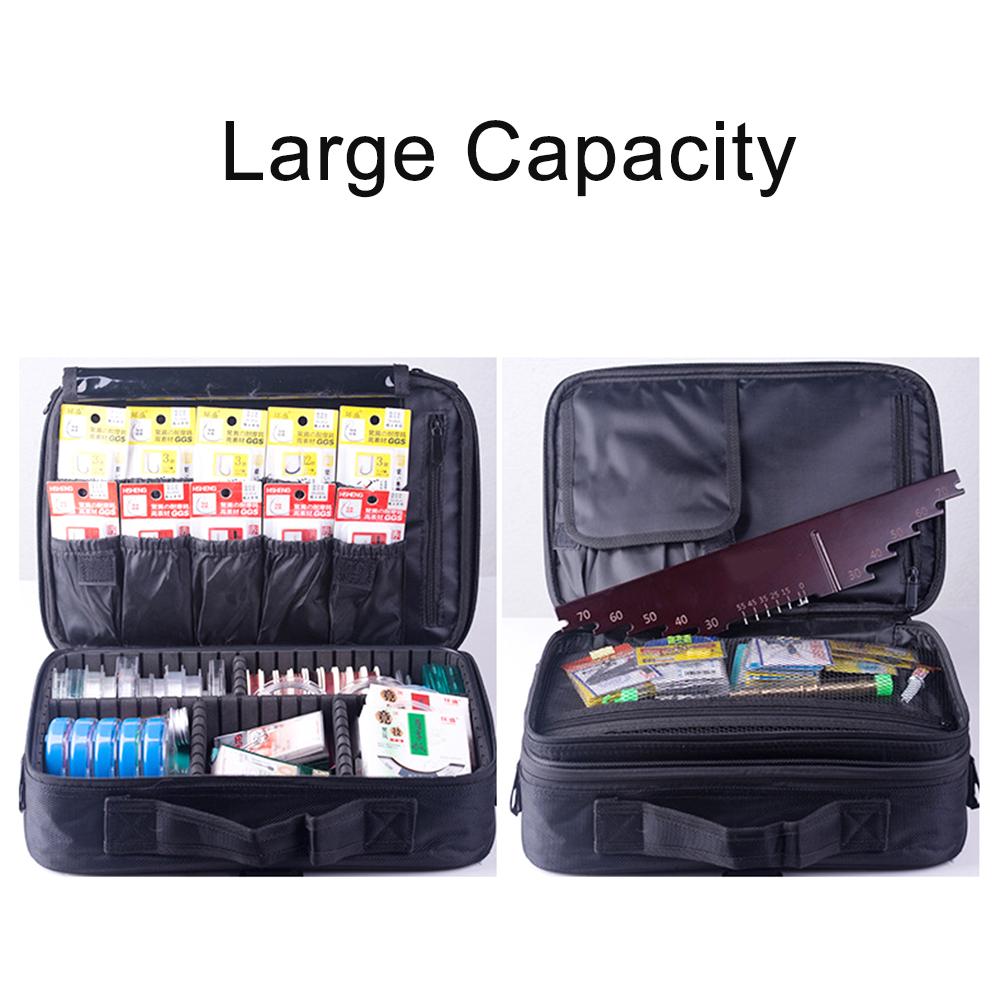 Sacs de rangement de transport, sac de matériel de moulinet de pêche, organisateur de matériel de pêche