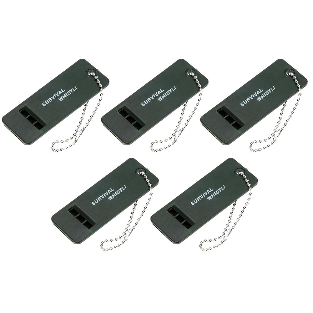 1-10PCS 3-Frequency Whistle High Decibel Survival Portable Outdoor Multiple Audio Whistle Camping Emergency Hiking Accessories