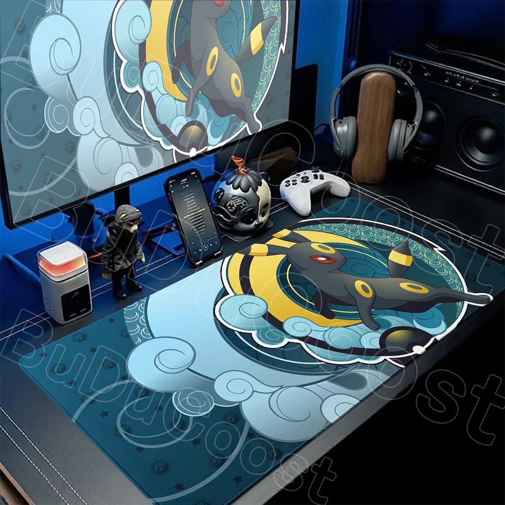 1000x500mm Cartoon Laptop Office Extended Mousepad Kawaii Glaceon Speed Gamer Keyboard Deskmat New Pokemon Pc Gaming Accessories
