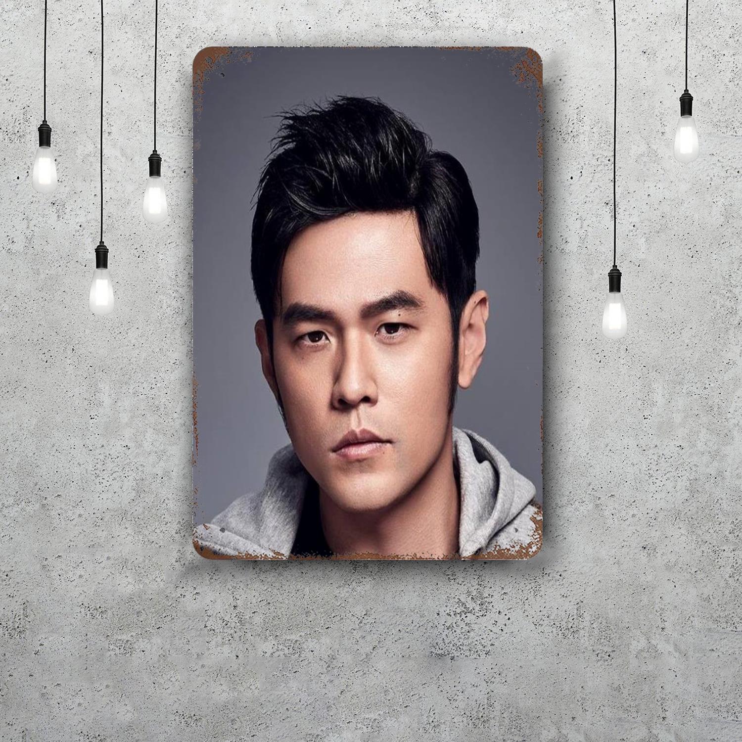 

Jay Chou Decor Vintage Metal Signs Tin Signs Captain Poster Decor for Bar Pub Club Man Cave Wall Decoration 20x30cm（7.8x11.8inch）