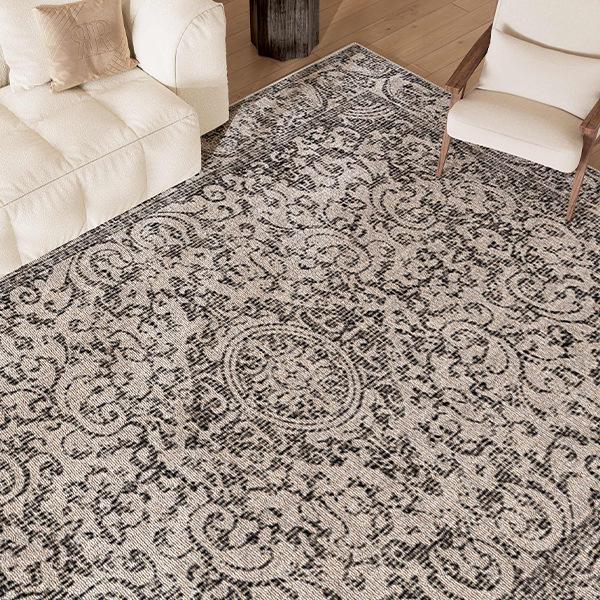 

Складной Водонепроницаемый Нескользящий Ковер в Персидском Стиле: Диван и ковер для журнального столика для гостиной класса люкс 1 sq meter (foldable faux cashmere)