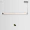 Designer Minimalist Italian Pendant Light: Striped Glass for Bar & Dining