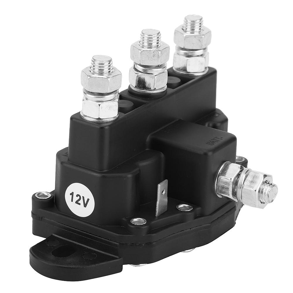 6 Terminal 12V Winch Motor Reversing Solenoid Switch Relay Contactor